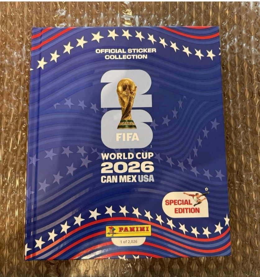 Panini FIFA World Cup 2026 Official Sticker Collection Empty Special edition NEW