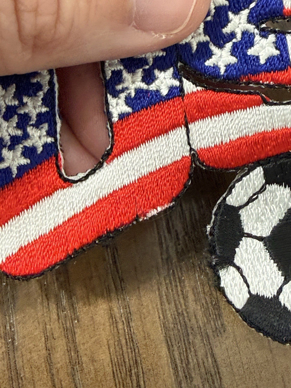 Vintage USA United States Soccer Patch Iron On 4”x2.5”