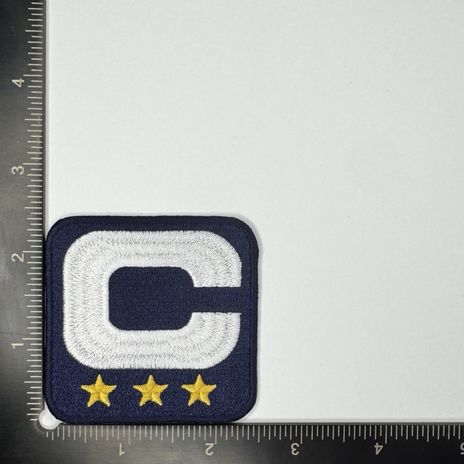 Chicago Bears Captains Jersey Caleb Williams 3 Star Iron On Embroidered Patch