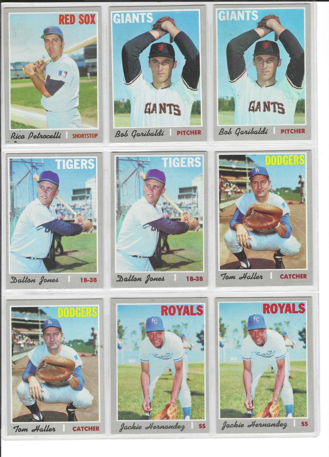 1970 TOPPS BASEBALL CARD HIGH NUMBER SINGLES (634-720)