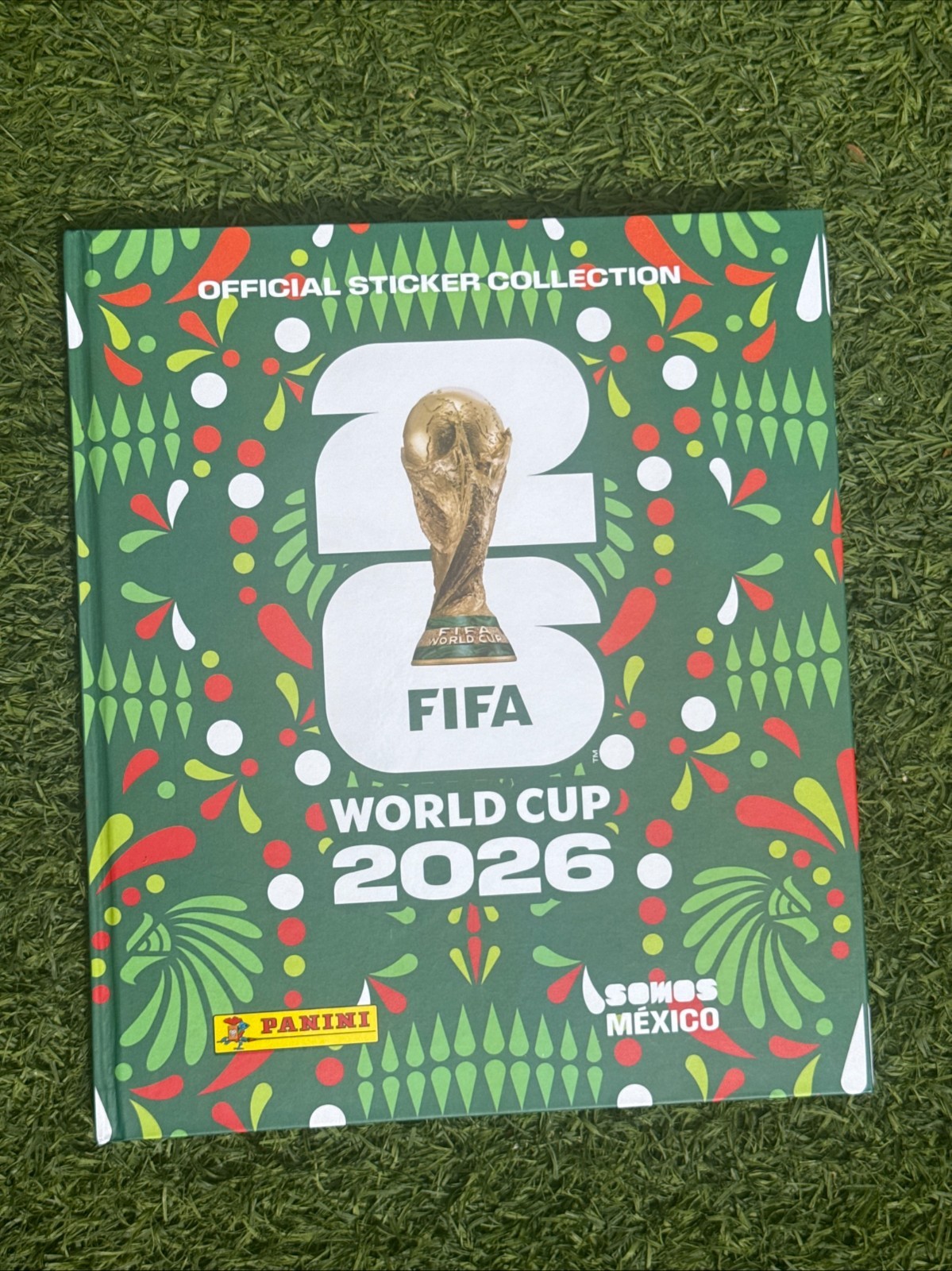 Panini FIFA World Cup 2026 Hard Cover Album Green MEXICO Version SEALED New