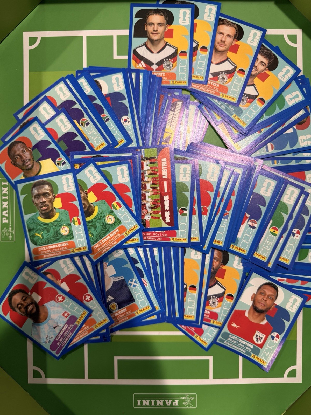 2026 FIFA WORLD CUP Panini BLUE PARALLEL Stickers – ALL TEAMS – You Pick