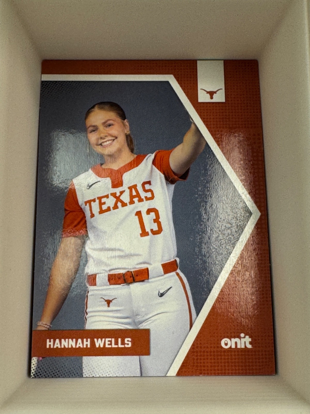 2026 Texas Longhorns Softball Onit Trading Card Base, Photo Variation & Insert