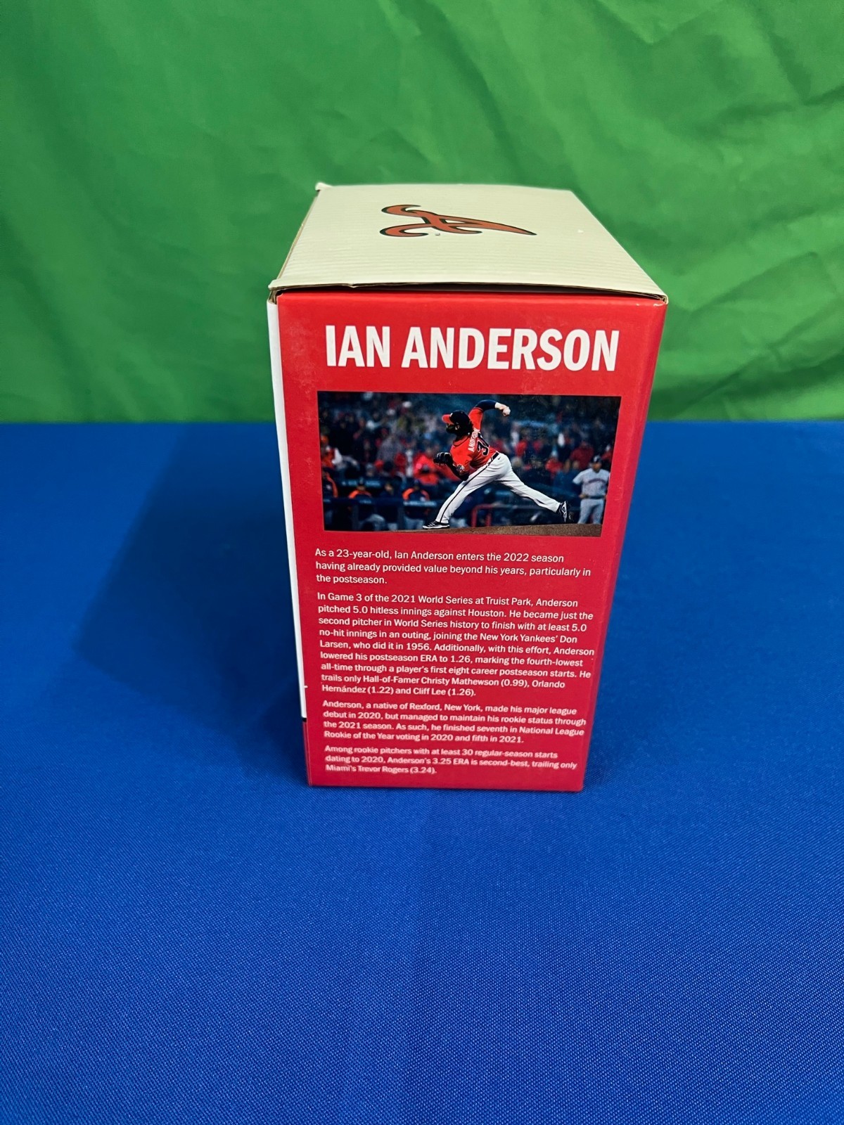 IAN ANDERSON Atlanta Braves World Series Bobblehead Truist Park 8/30/22 NIB