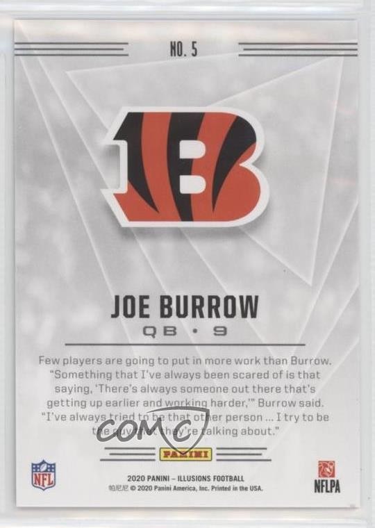 2020 Panini Illusions Retail Joe Burrow #5 Rookie RC 12g7