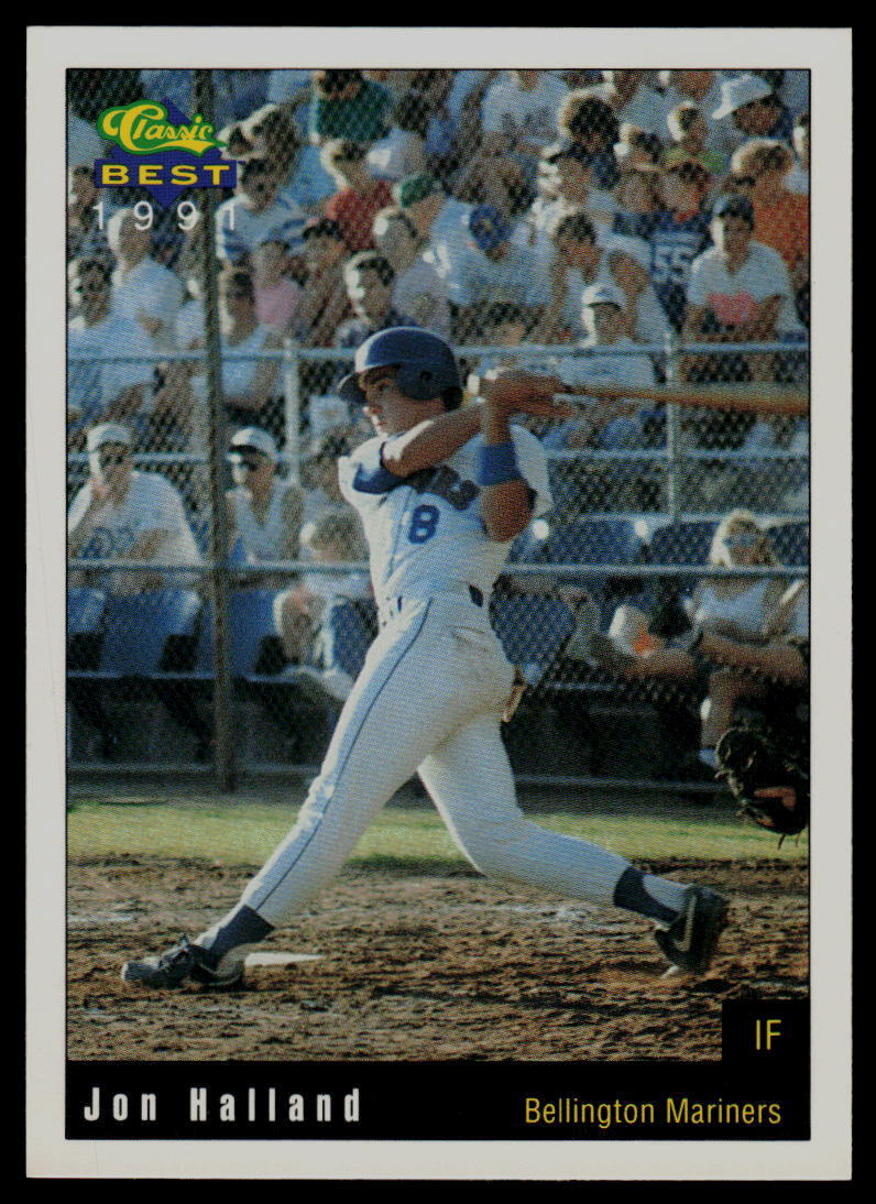 1991 Classic Best Jon Halland Bellingham Mariners