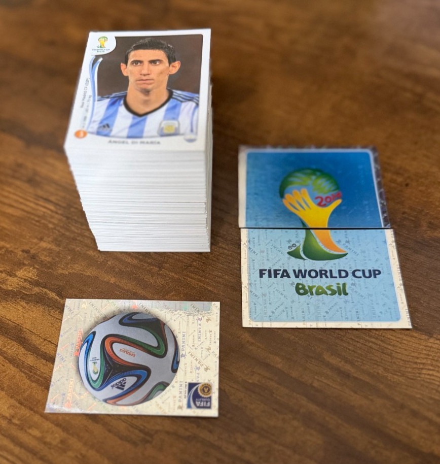 2014 Panini FIFA World Cup Brazil Brasil HUGE LOT OF 220+ Soccer Cards Stickers