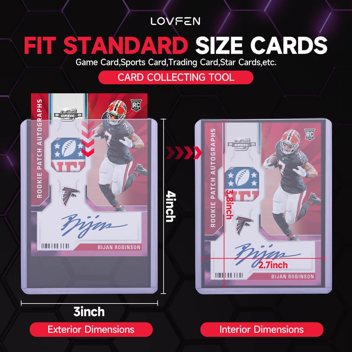 1000CT Standard 3×4 Toploaders & 1000pcs Sleeves 35pt Cards Holder 10*100Pack