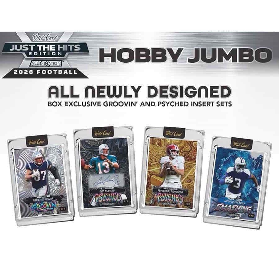 Wild Card Just The Hits 2026 Football Box 🔥 New Factory Sealed ￼