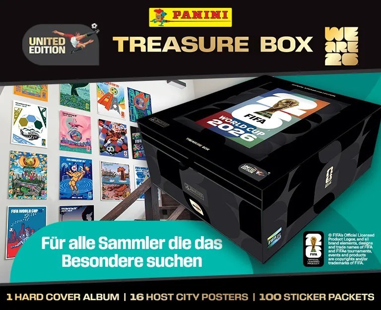 Panini World Cup 2026 – Swiss Treasure Box- Please Read! – shipping june