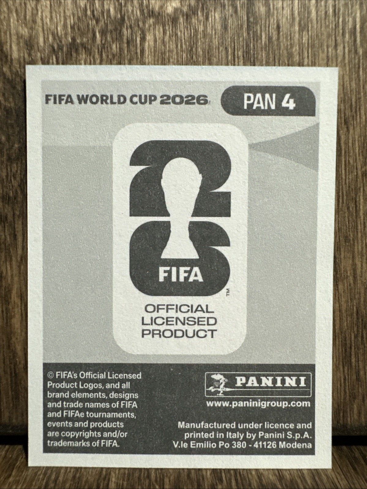2026 Panini FIFA World Cup Sticker Fidel Escobar #PAN 4 Blue Parallel Panama
