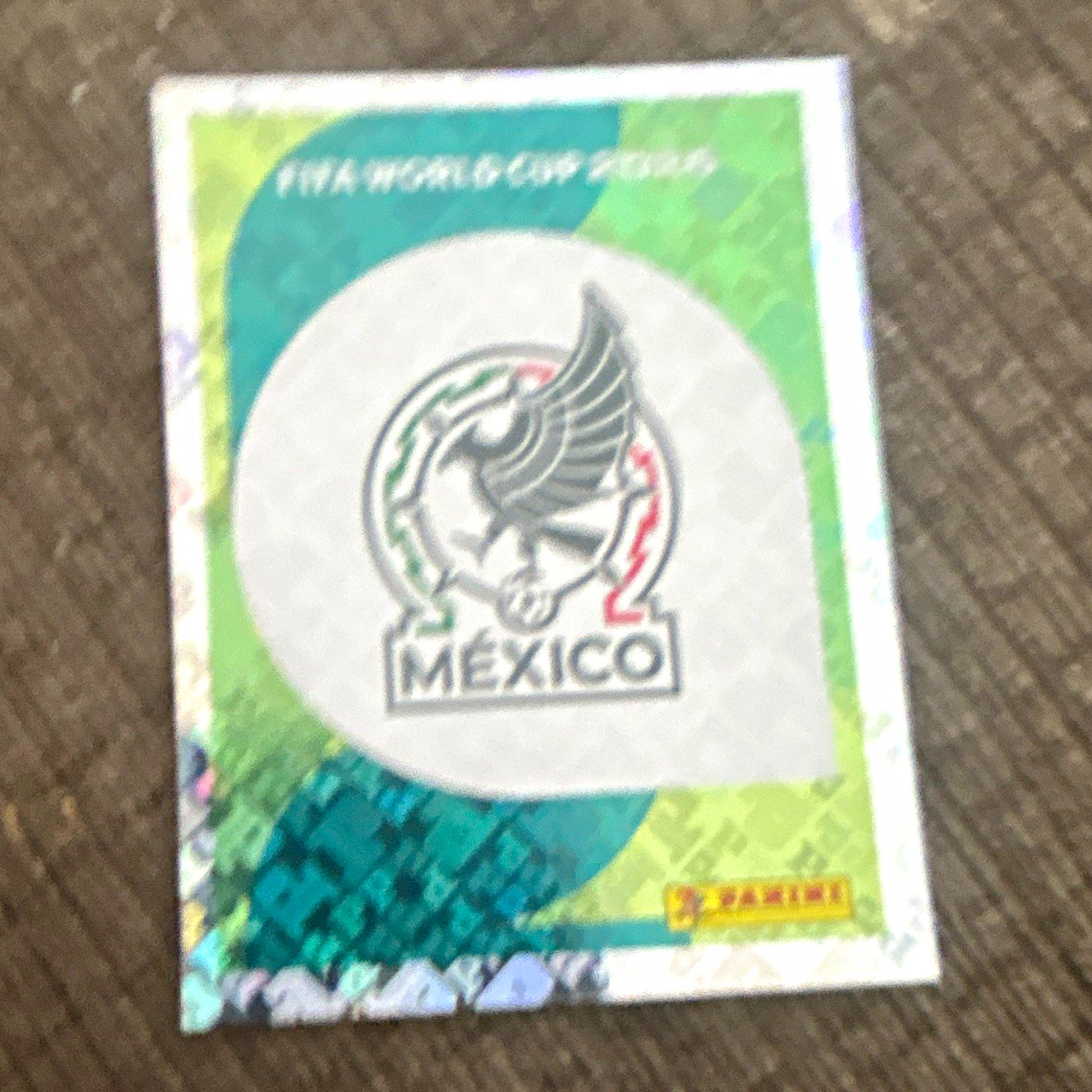 Panini FIFA World Cup 2026 Mexico Team Badge/Logo Soccer Sticker MEX 1