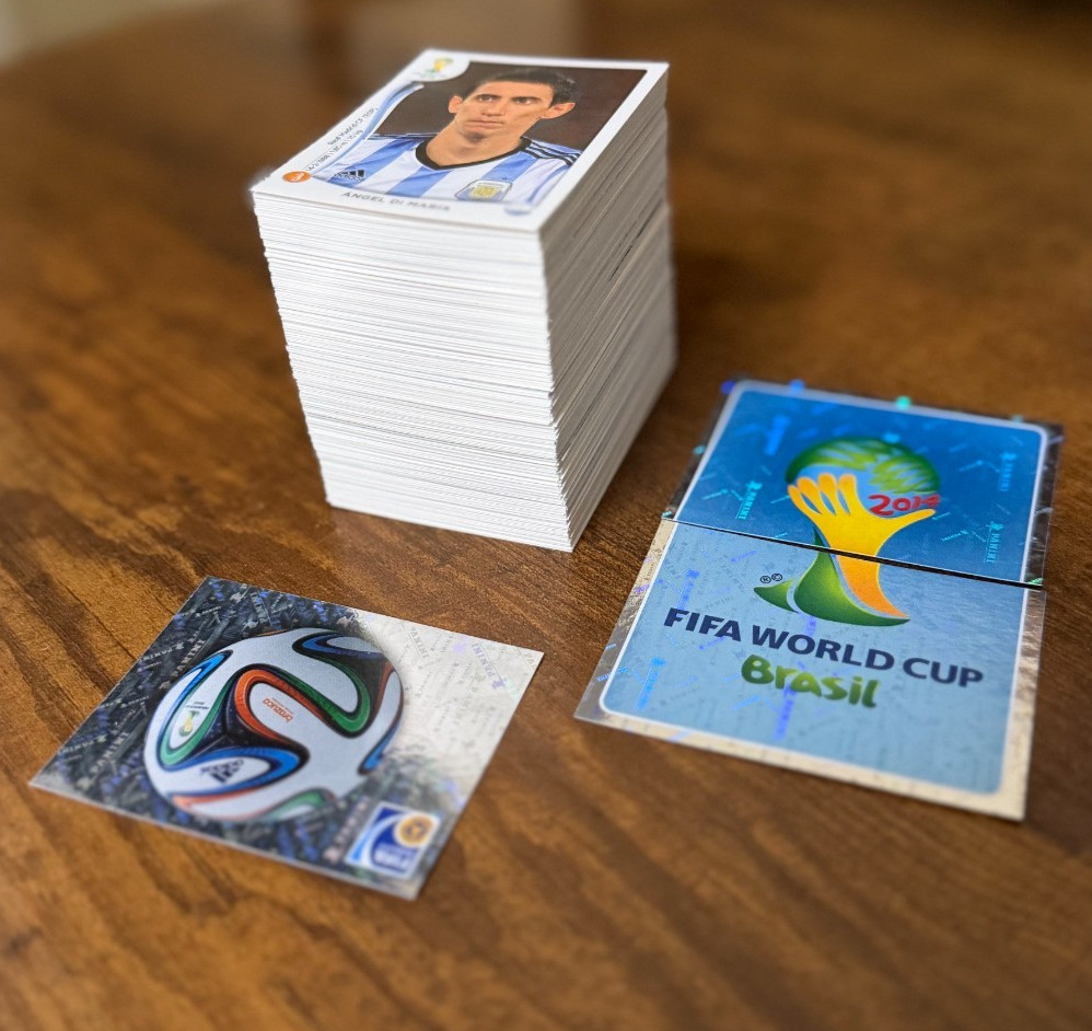 2014 Panini FIFA World Cup Brazil Brasil HUGE LOT OF 220+ Soccer Cards Stickers