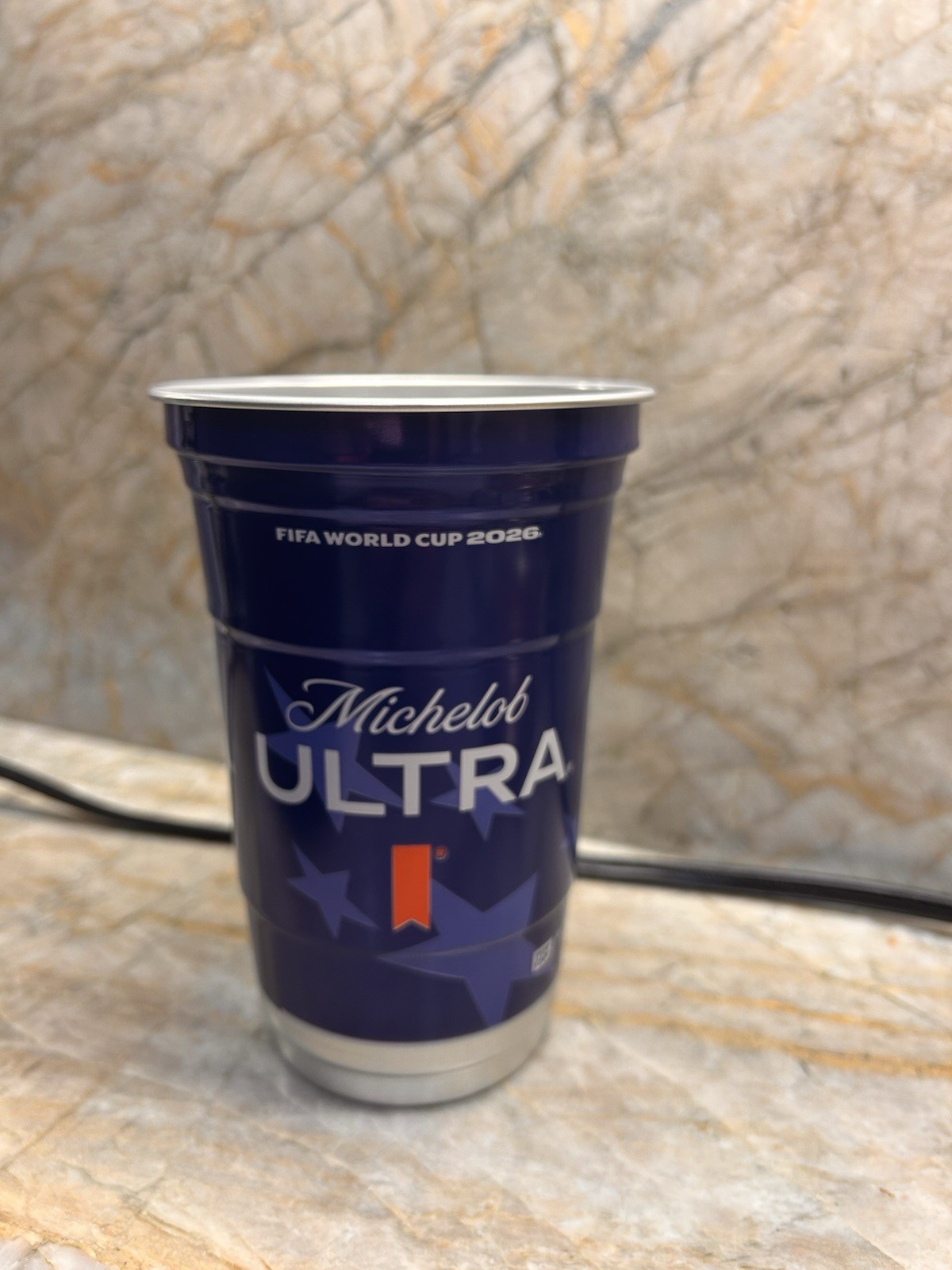 ENGLAND VS FRANCE FIFA World Cup 2026 Michelob Ultra 1 Aluminum Cup BRONZE GAME