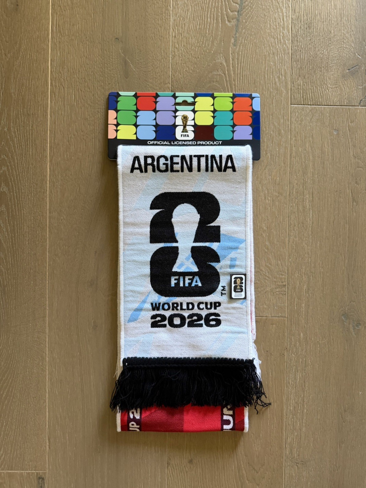 RARE Argentina vs. Austria FIFA World Cup 2026 Matchup Scarf Officially Licensed