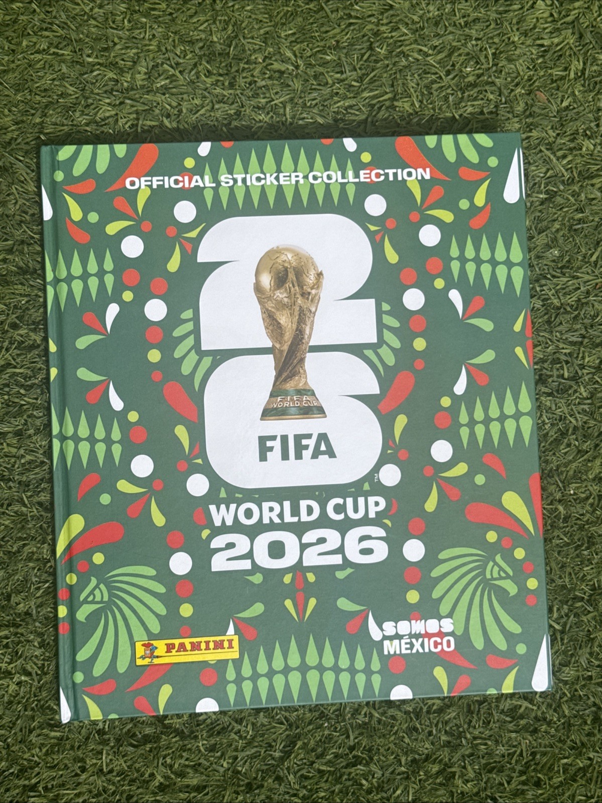 Panini FIFA World Cup 2026 Hard Cover Album Green MEXICO Version New Sealed