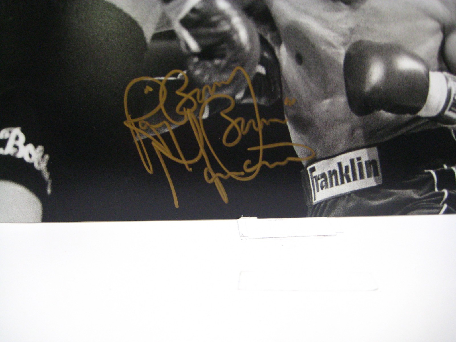 BOXING HALL OF FAMER WORLD CHAMPION RAY “BOOM BOOM MANCINI AUTOGRAPH PHOTO W/COA