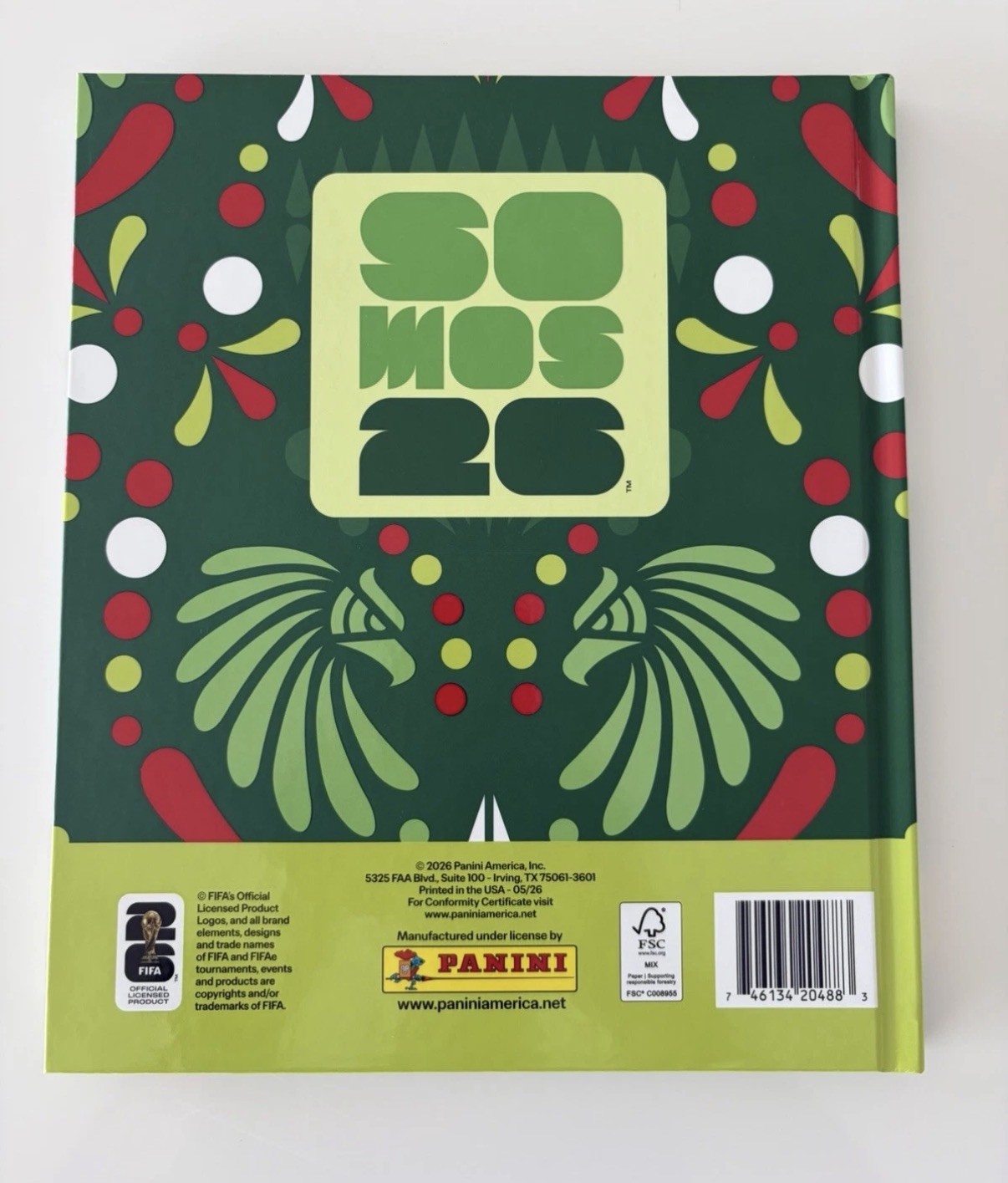Panini FIFA World Cup GREEN Hard cover Album Limited Edition NUMBERED 1 of 2026