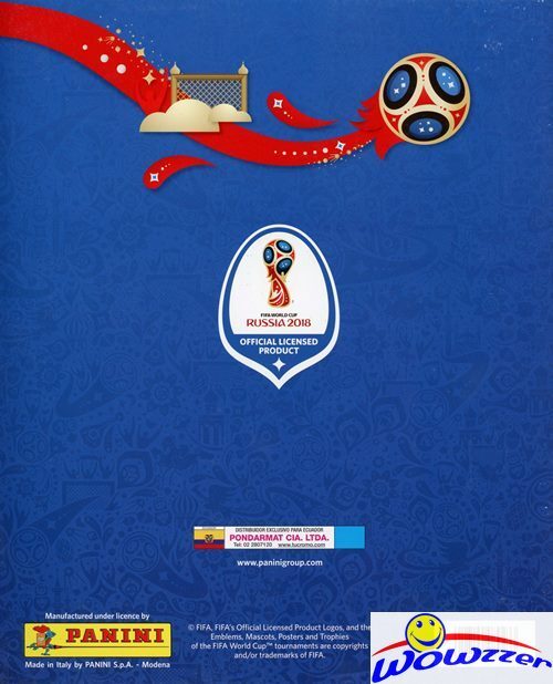 2018 Panini World Cup Russia PINK International Collectors Album with 80 Pages!