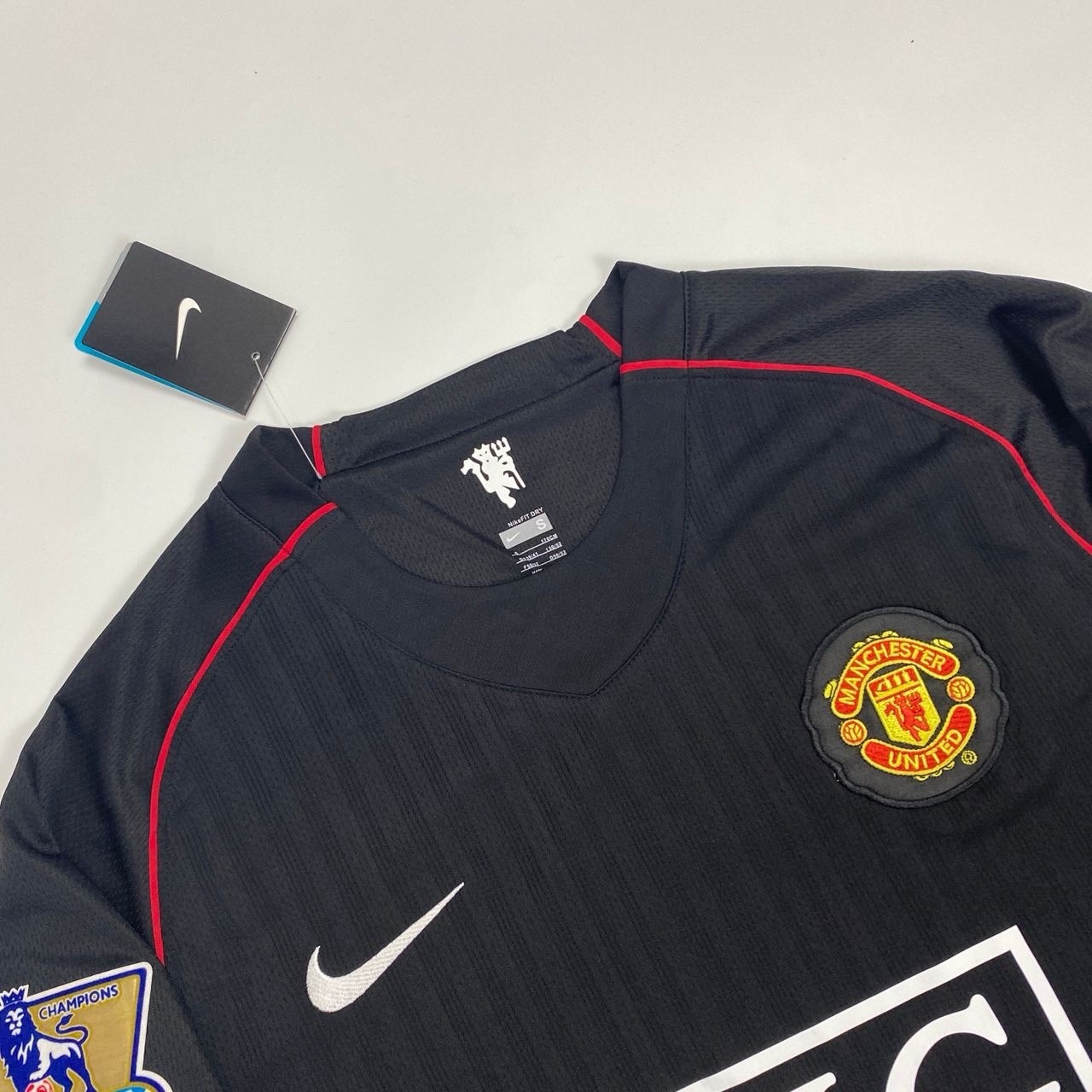 7/8 Man United Away Retro Jersey Ronaldo #7 Long Sleeve Vintage Retro Iconic
