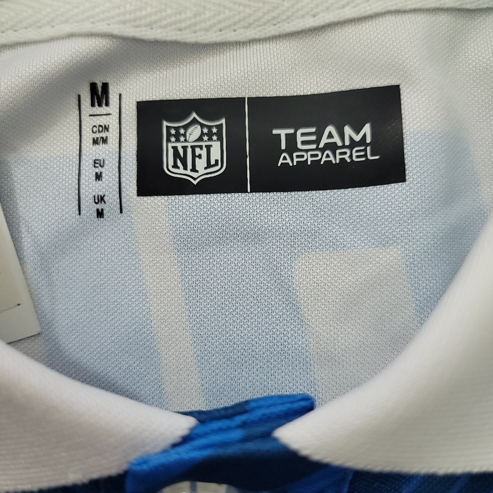 NFL Detroit Lions KLEW Men’s Medium Thematic Polo Shirt Multi-Color New With Tag