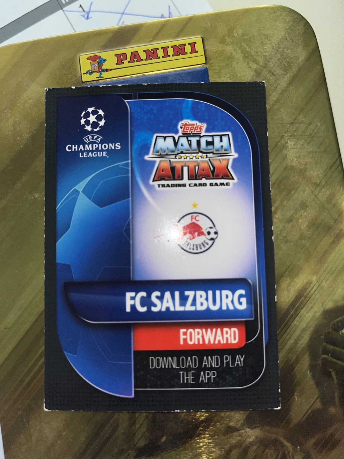 Erling Halland Rb salzburg match attax football card