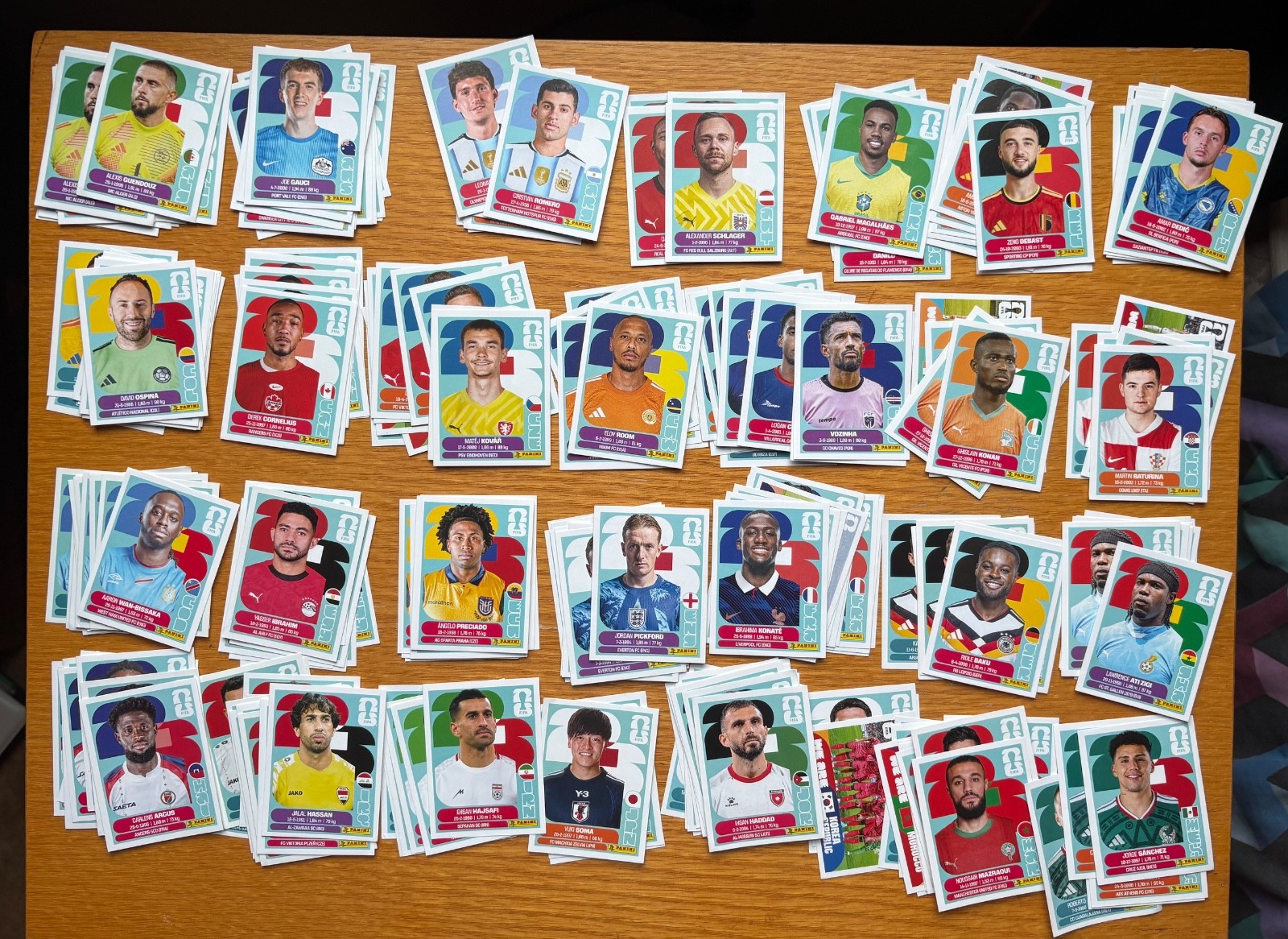 2026 WORLD CUP PANINI STICKERS – COMPLETE YOUR BOOK! White Stickers Only ALG-MEX