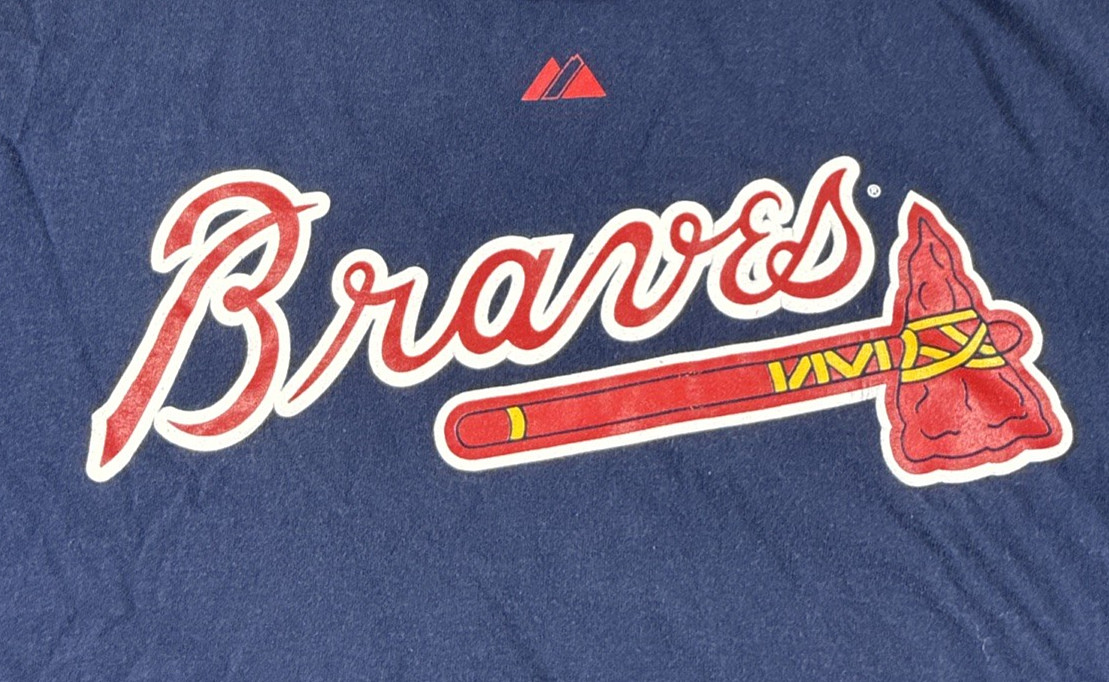 Majestic Unisex Adult Atlanta Braves Martin Prado #14 T-Shirt Navy M