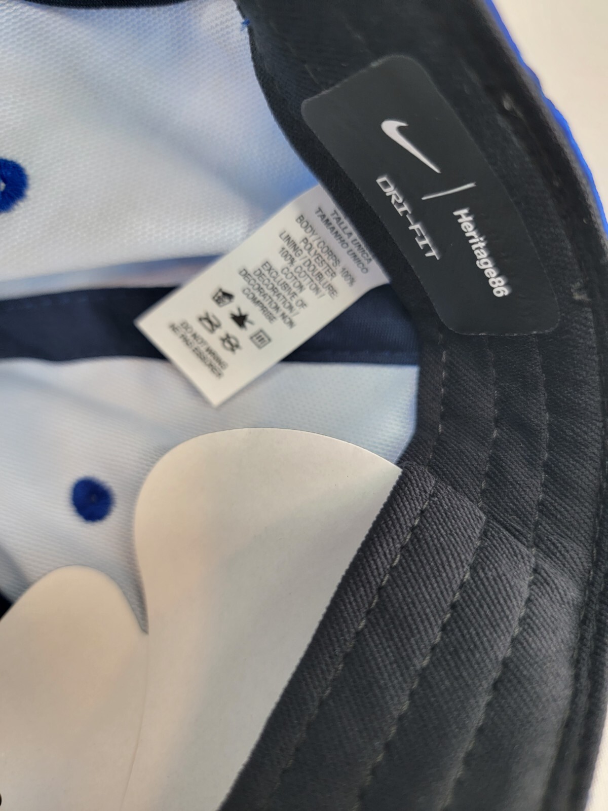 USA United States National Soccer Team Nike Heritage86 Wave Blue Cap Hat OSFM