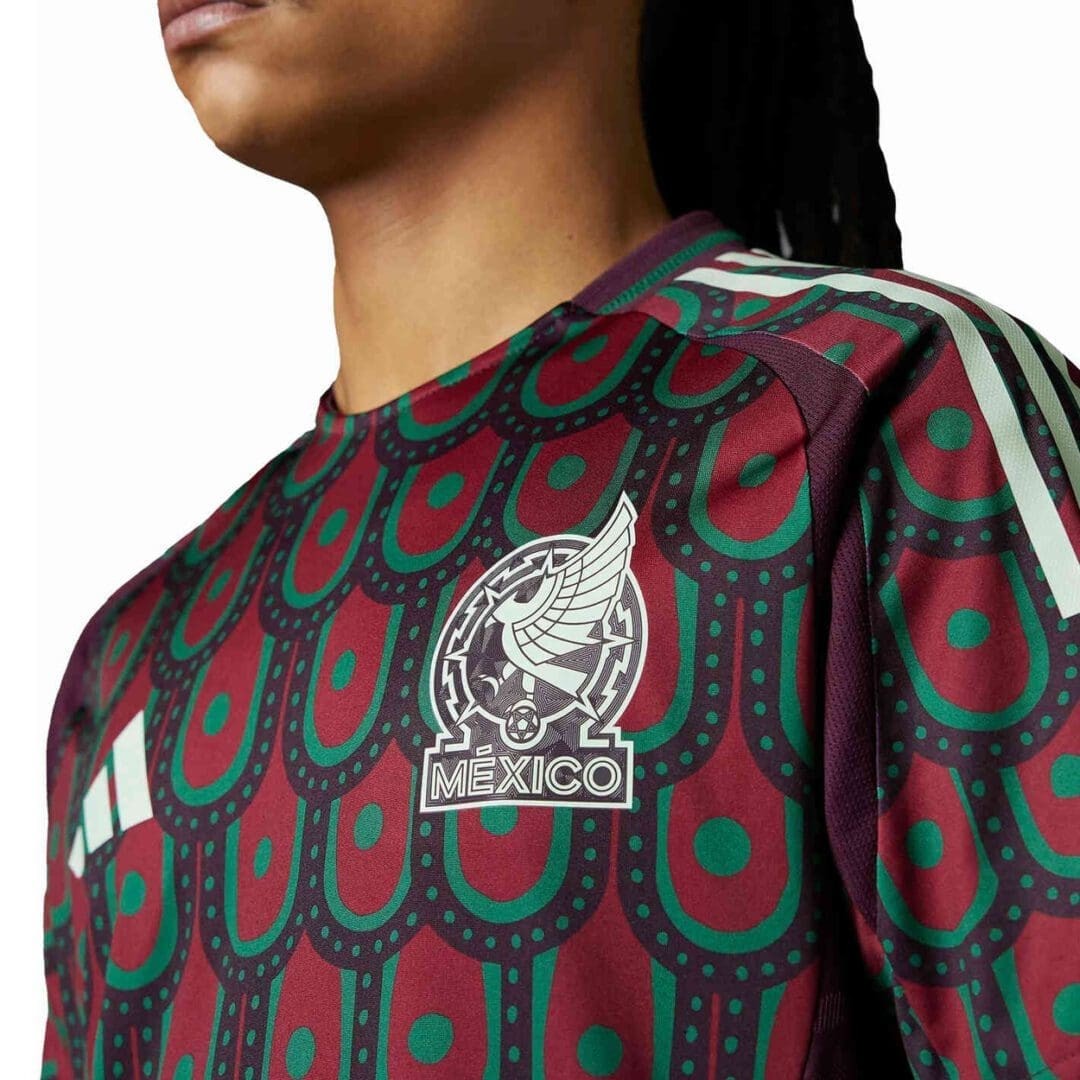 ADIDAS MEXICO 2024M ENS AUTHENTIC HOME JERSEY RED COLOR HD6898 COPA AMERICA