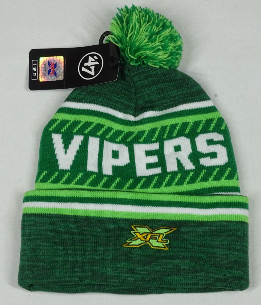 Vintage Tampa Bay Vipers XFL ’47 Unisex Adult Winter Beanie