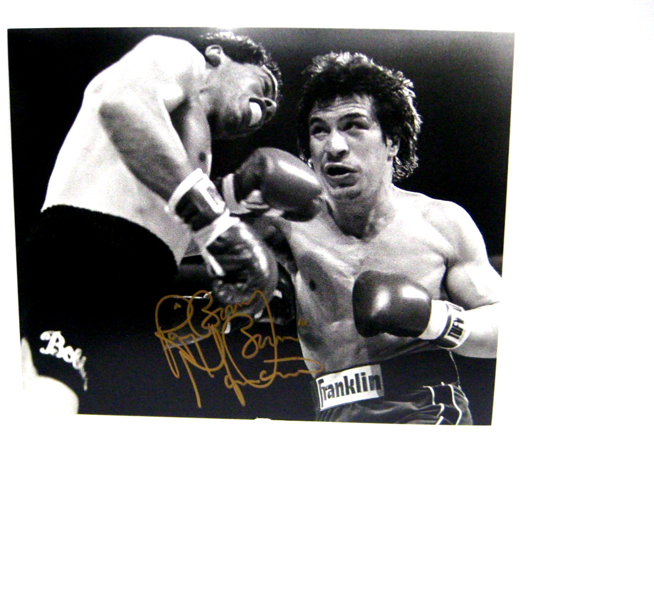 BOXING HALL OF FAMER WORLD CHAMPION RAY “BOOM BOOM MANCINI AUTOGRAPH PHOTO W/COA