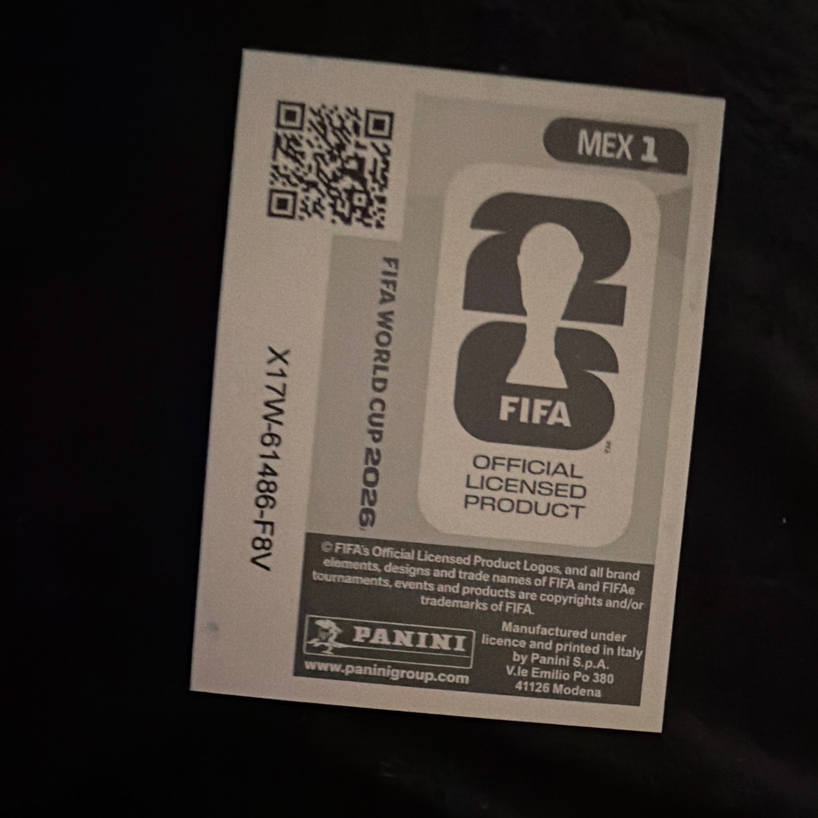 Panini FIFA World Cup 2026 Mexico Soccer Club Badge/Logo Sticker MEX 1