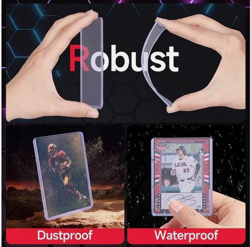 100/200/500/1000/2000CT 3″x4″ toploaders w/ sleeves Fits Pokemon, Magic, Sports