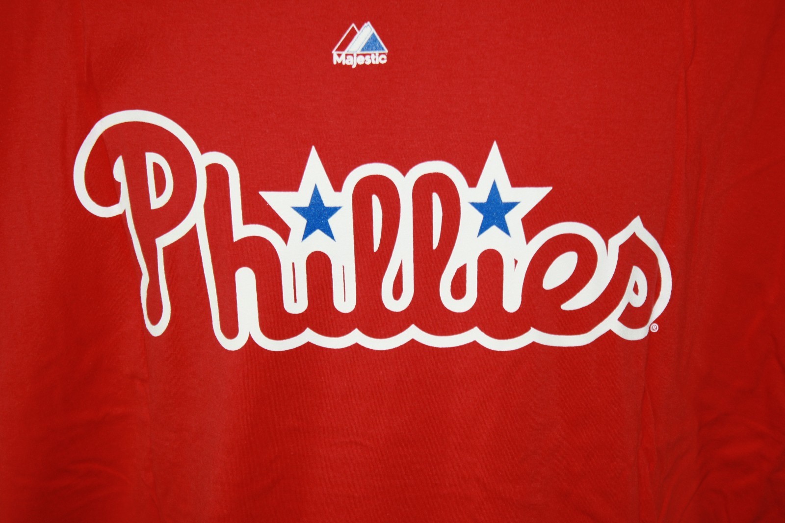 Mens Majestic Philadelphia Phillies Ryan Howard #6 MLB Big & Tall Tee T-Shirt