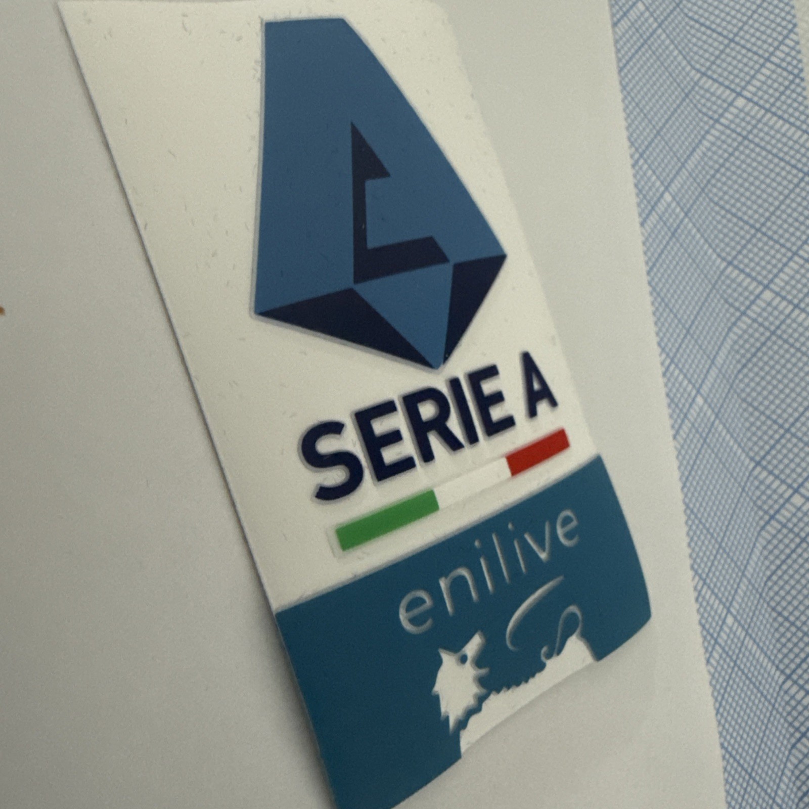 2025-2026 Italy Italia Serie A & Scudetto enilive Silicon Patch Heat Tranfer