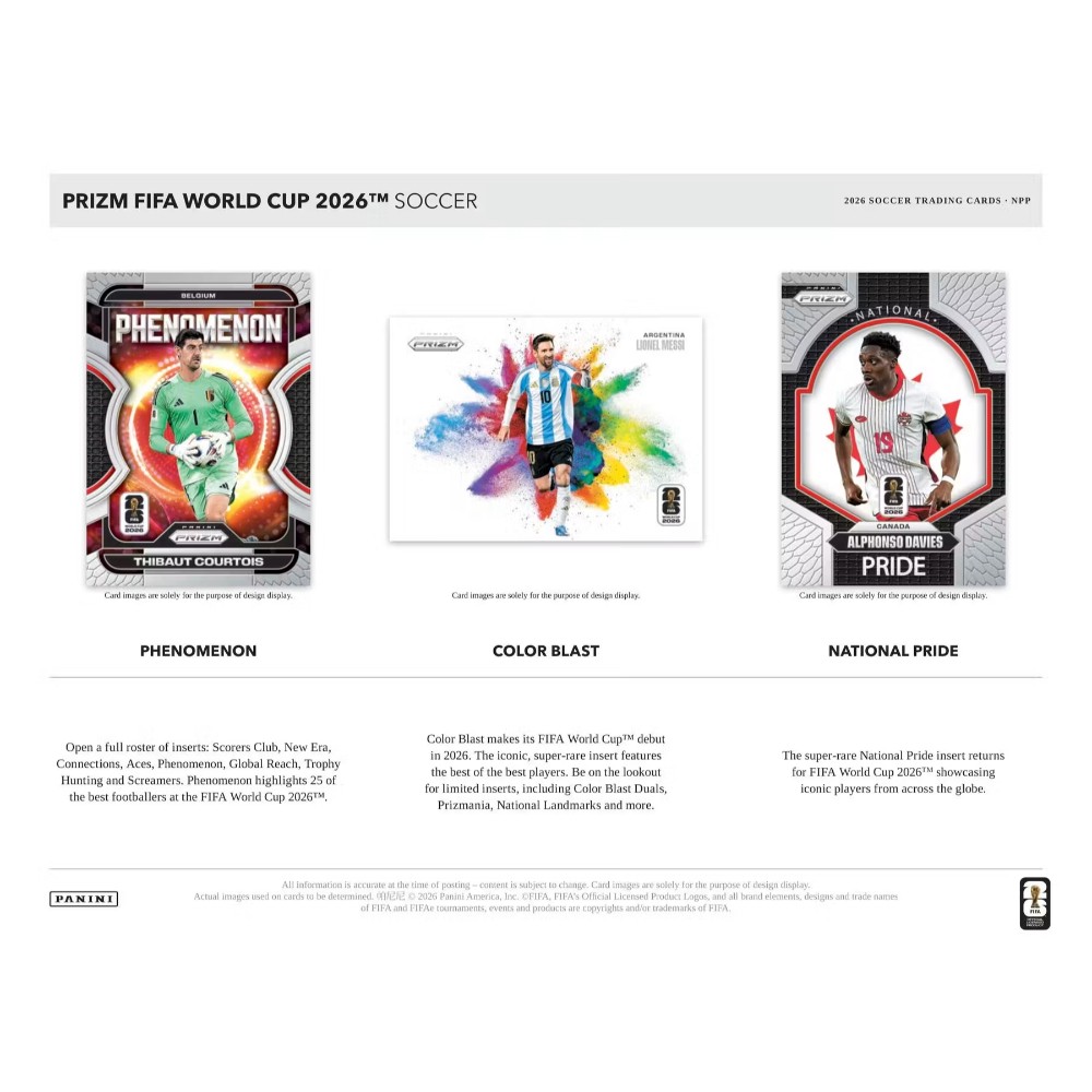 Panini FIFA World Cup 2026 Trading Cards