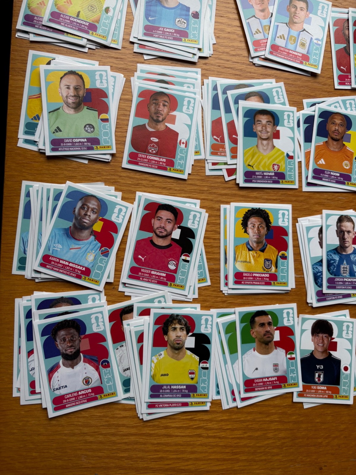 2026 WORLD CUP PANINI STICKERS – COMPLETE YOUR BOOK! White Stickers Only ALG-MEX