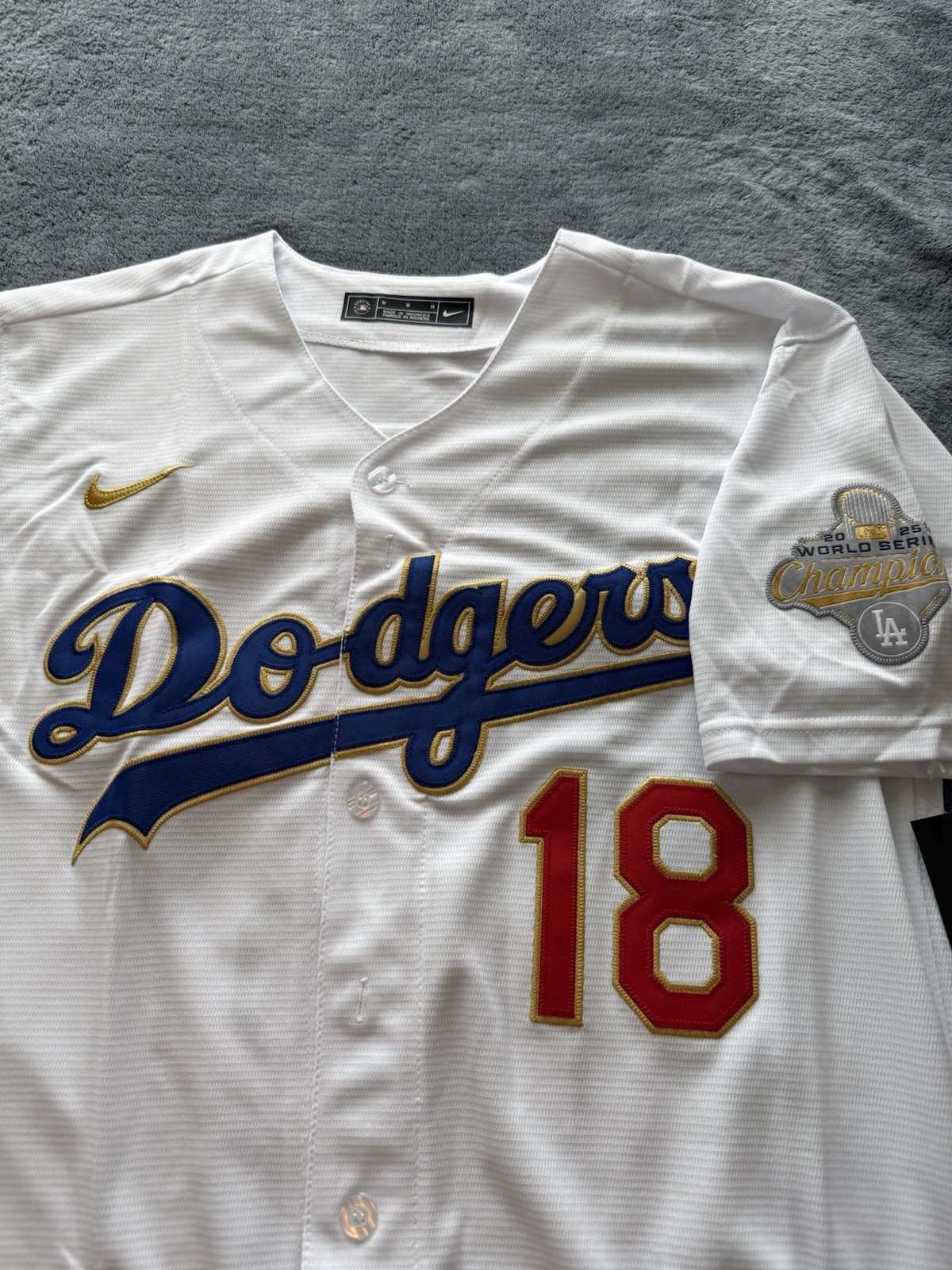 NEW Yoshinobu Yamamoto Dodgers 2025 World Series Jersey! SHIPS SAME DAY!