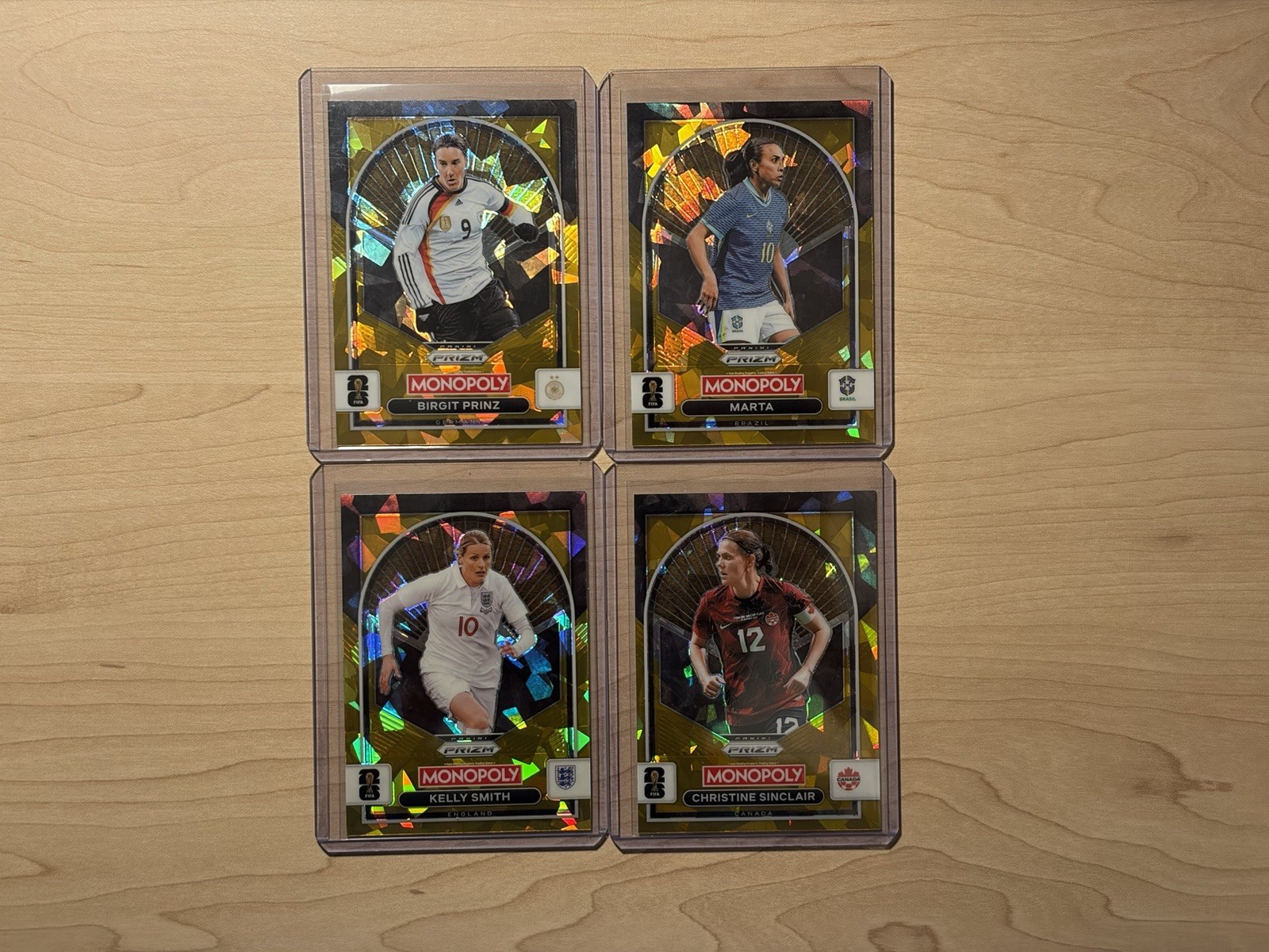 2026 Panini Prizm Monopoly FIFA World Cup Cards Pick Your Card GOLD CRACKED ICE