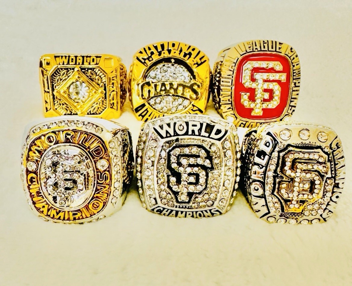 6 PCS San Francisco Giants World Series Complete Set W Box, US SHIP