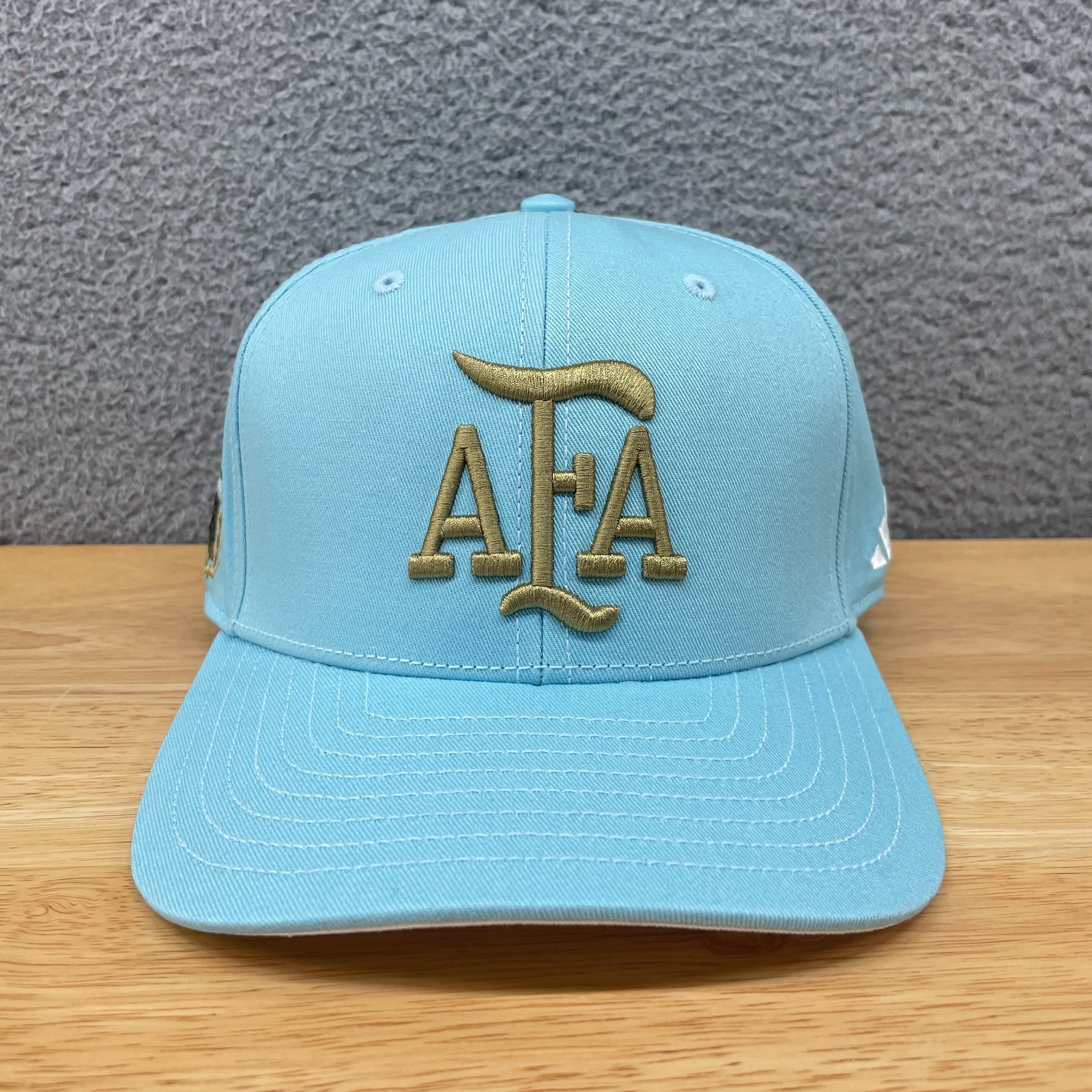 Adidas Argentina National Team 26 Hat Cap Snapback Icy Blue Adjustable OS KE1380