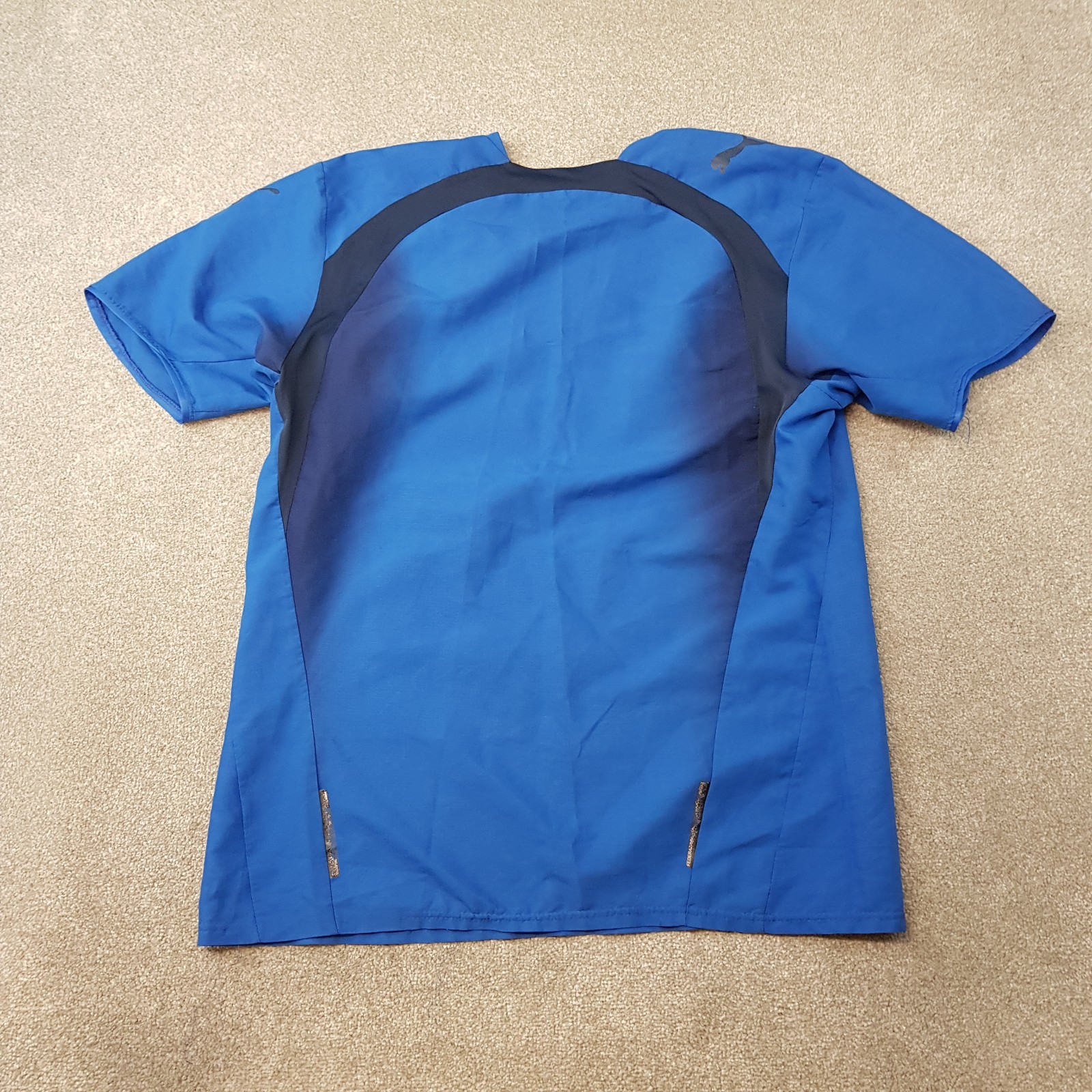 Italy Mens Football Shirt Large Blue Home 2006 World Cup Italia Training