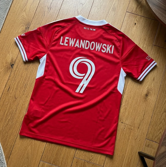 SO HOT !! Robert Lewandowski Chicago Fire FC Home Jersey S-2XL
