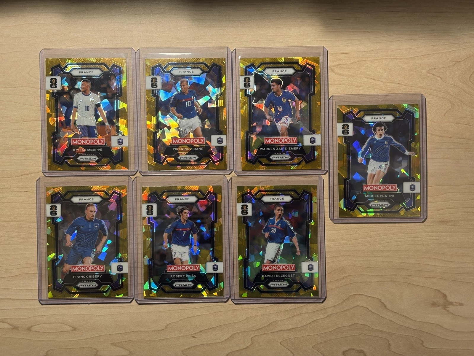 2026 Panini Prizm Monopoly FIFA World Cup Cards Pick Your Card GOLD CRACKED ICE