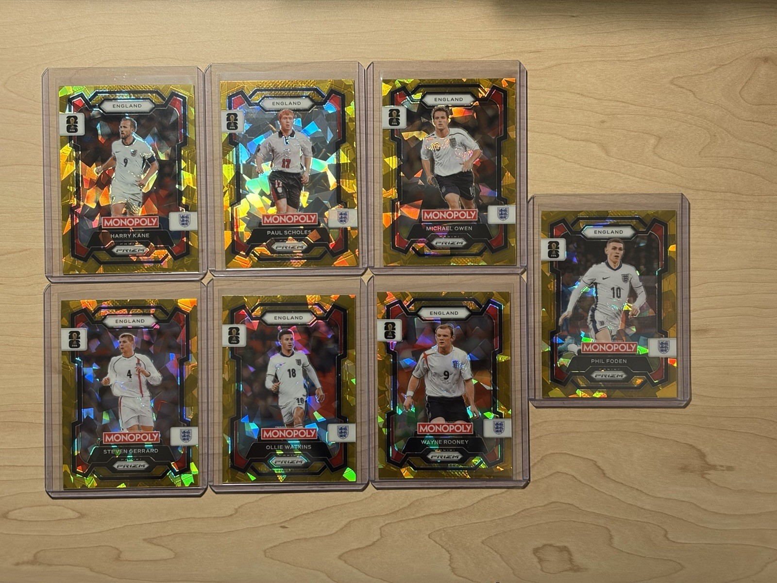 2026 Panini Prizm Monopoly FIFA World Cup Cards Pick Your Card GOLD CRACKED ICE