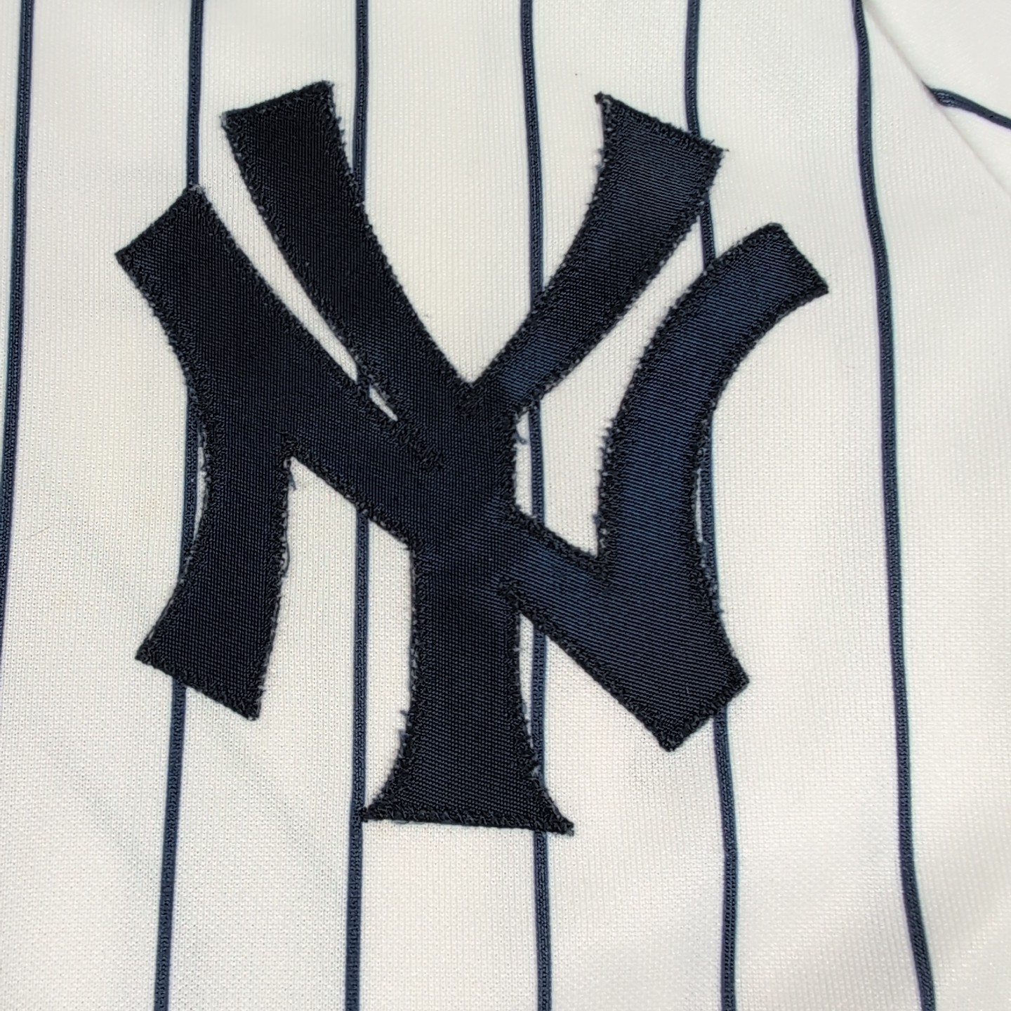 VTG Majestic New York Yankees Robinson Cano Jersey Youth XL White Pinstripe