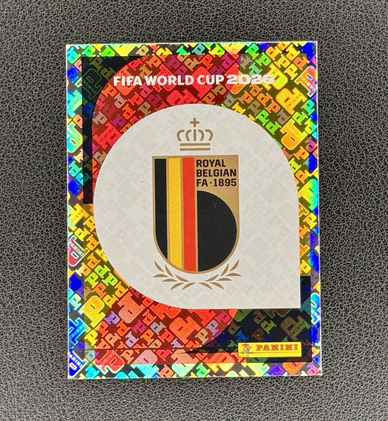 Panini FIFA World Cup 2026 Sticker BEL 1 Belgium Club Badge/Logo
