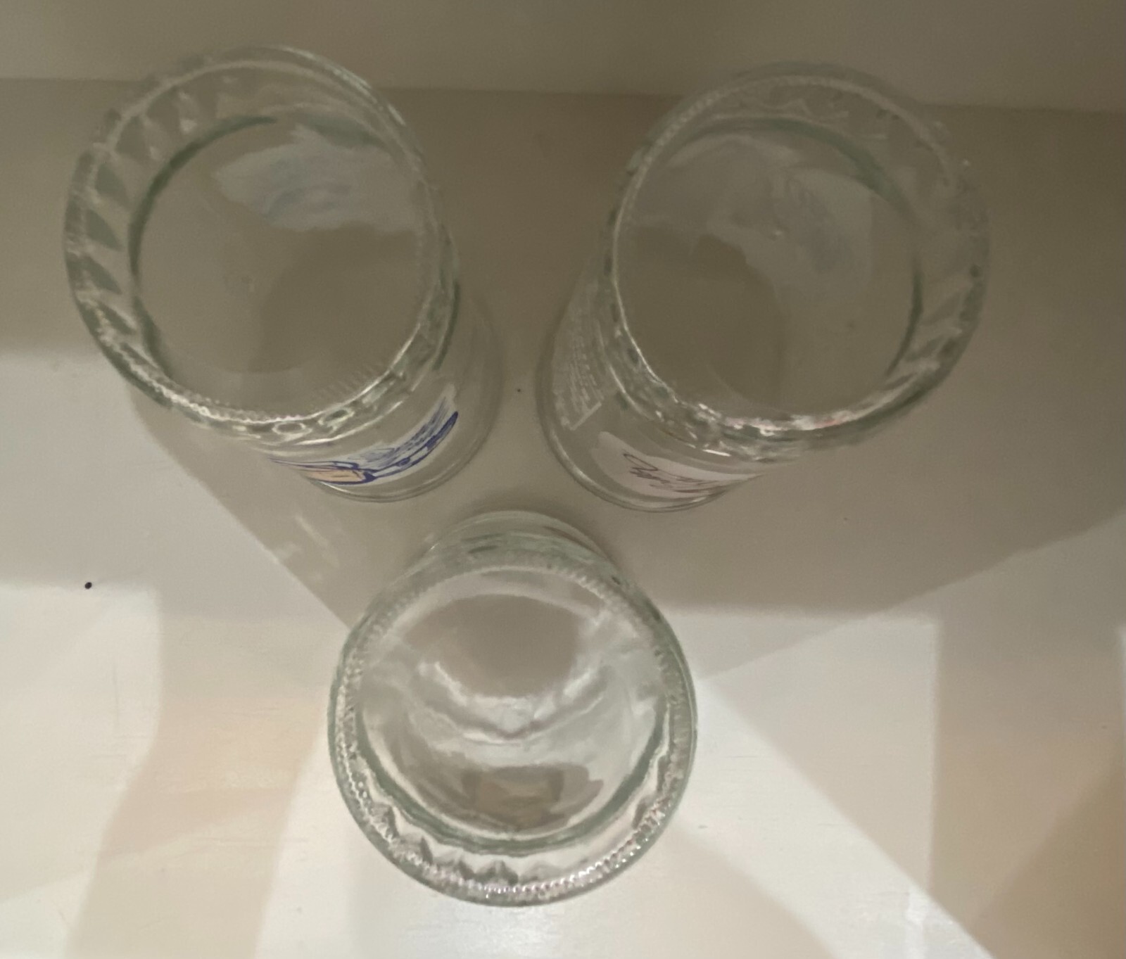 3 BAMA Nascar Drivers Series Jelly Glasses Marlin Martin Allison