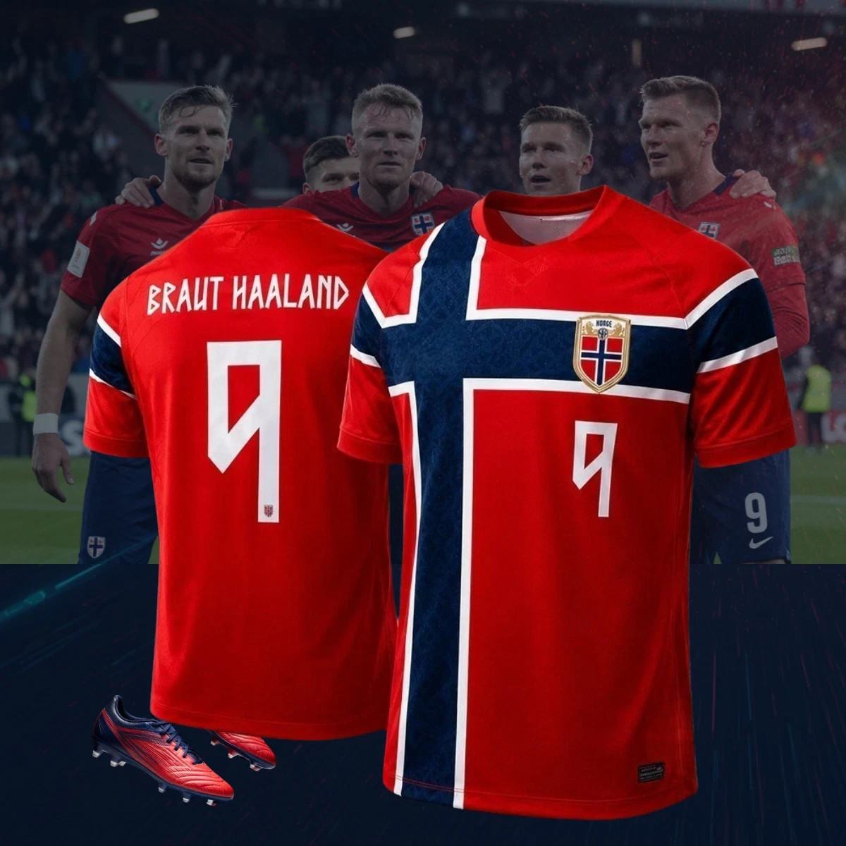 Braut #9 Halland Norway 2026 Home Jersey WOMEN